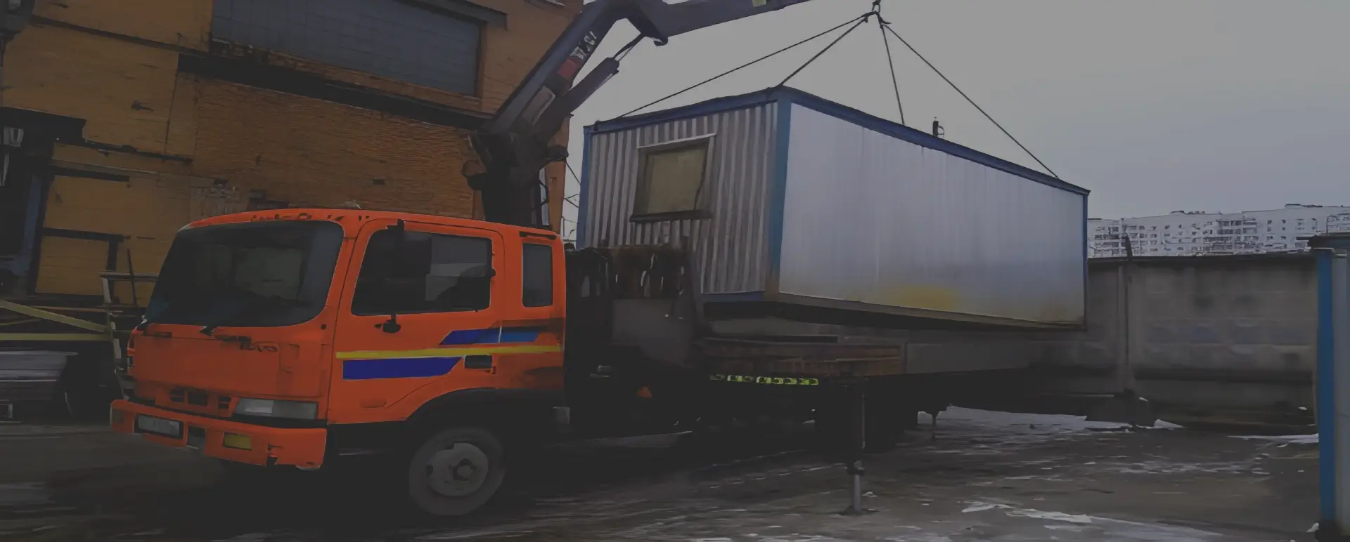 Получить уникальное предложение по перевозке негабаритного вагончика грузовым транспортом по России из Прогресса с гарантией безопасности